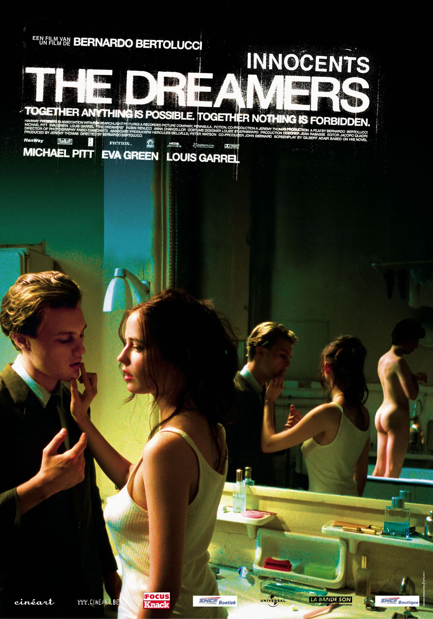 Pintura decorativa de la película de los DREAMERS Michael Pitt Eva