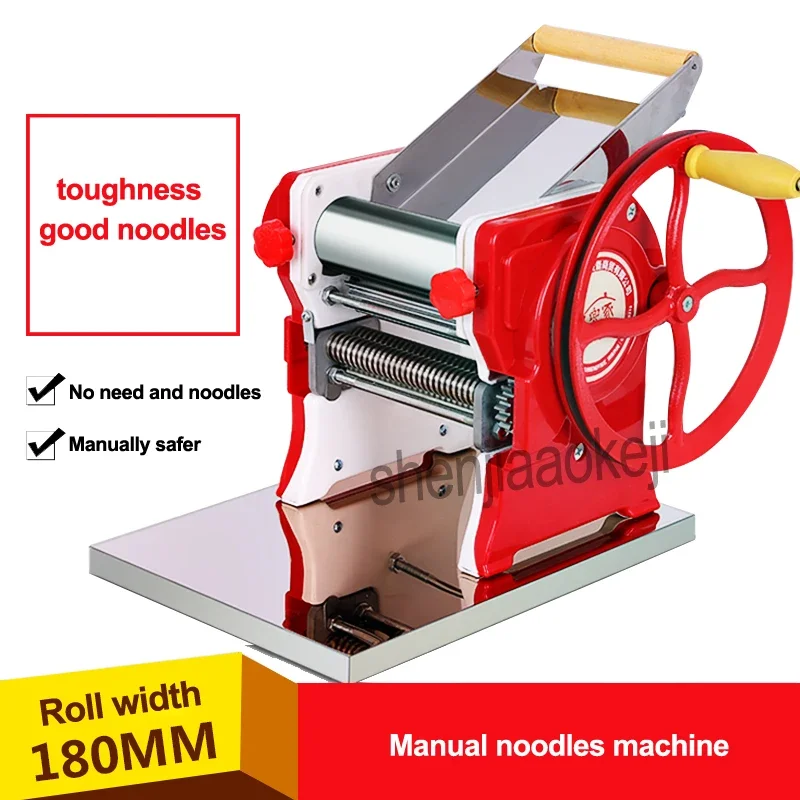 Manual Noodle Makers noodle machine pasta machine stainless steel pasta machine commercial 18cm noodle roll width