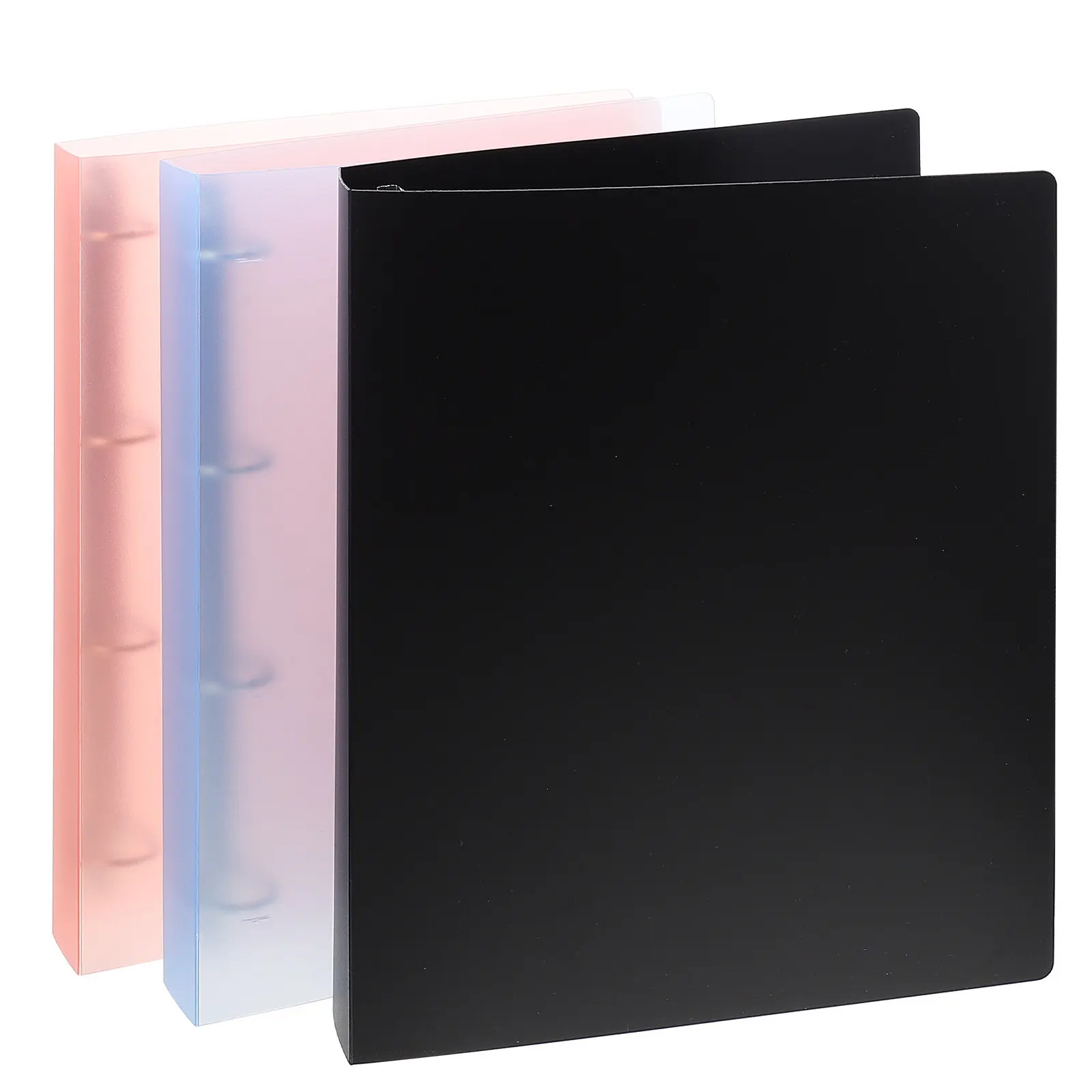 

3Pcs File Folders Transparent A4 Binder Document Organizers Office School Meeting Room Plastic Folder Organizer