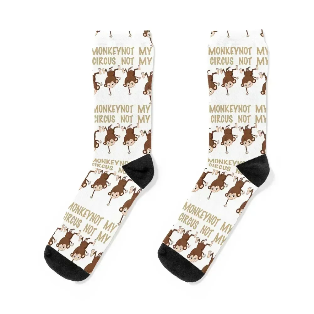 

Not my monkeys not my circus Socks New year's Novelties Thermal man winter Socks For Men Women's