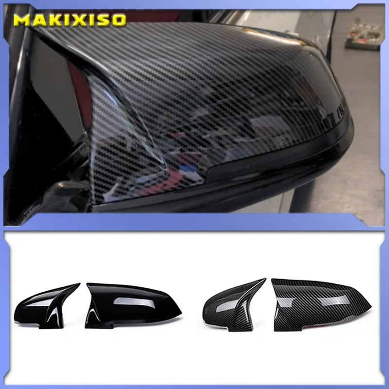 

Rearview Mirror Cover Side Wing Rear View Mirror Case Cover Glossy Black For BMW serie 1 2 3 4 F20 F21 F22 F30 F32 F36 X1 F87 M3