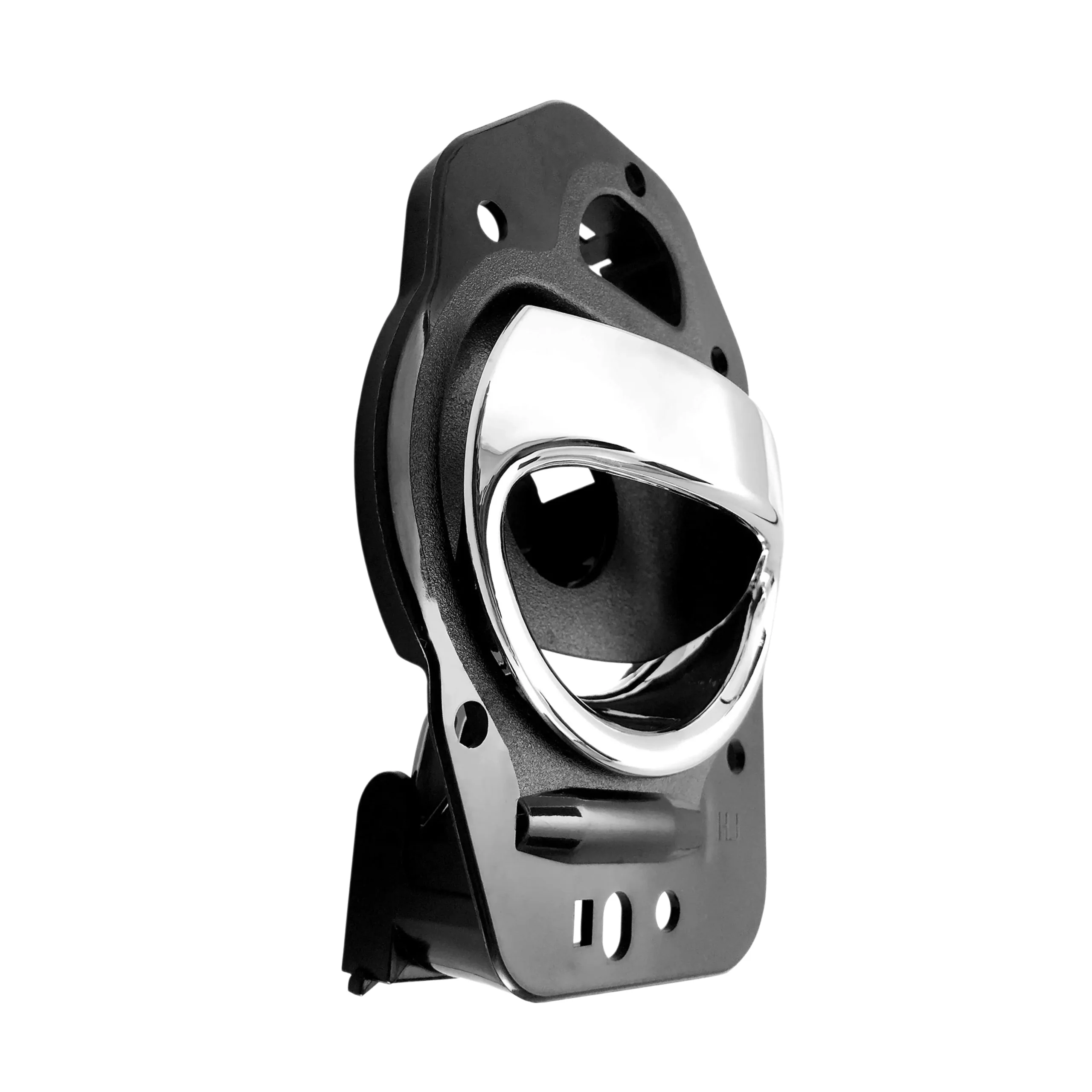 Front Rear Handle Interior Door Handle ABS Plastic Construction Black Finish Design Smooth Operation Mechanism