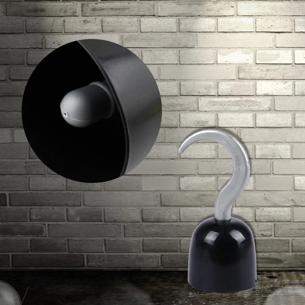 

2Pcs Pirate Hooks Black Fine Workmanship Halloween Costume Party Kids Performance Accessory Halloween Pirate Hook