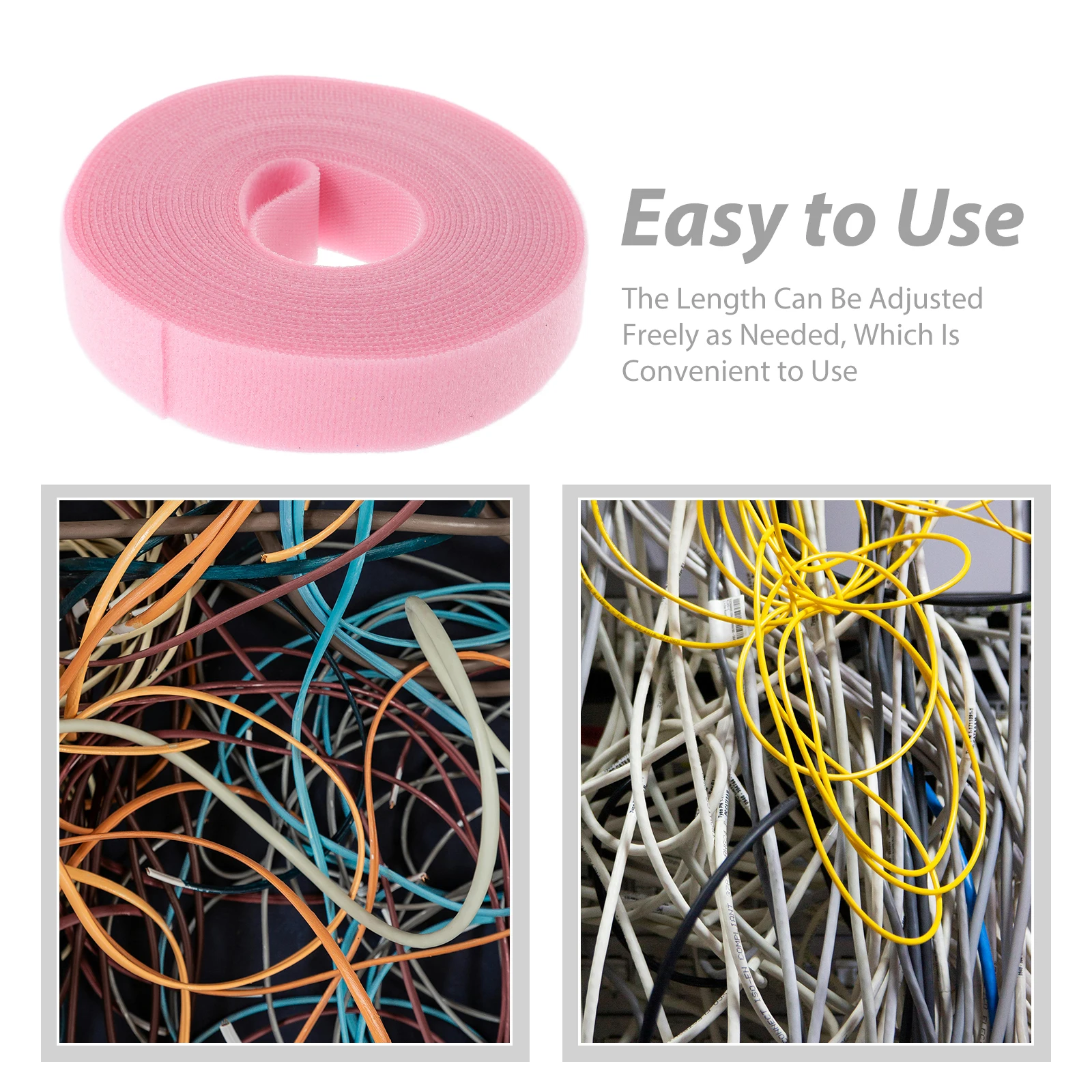 

Cable Tie Dark Wire Fasten Hook Cord Organizer Straps Bundlers Management for Cables