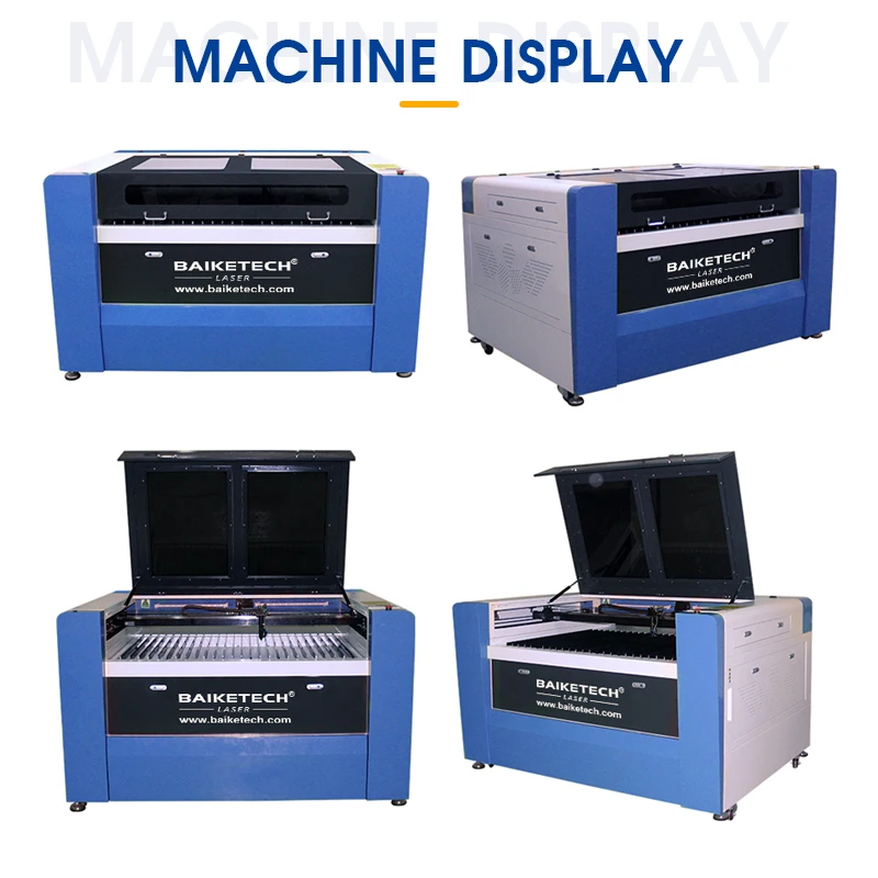 BAIKETECH 1300*900MM CO2 laser engraving machine RUIDA 6445 Control system Ruici laser tube mingyu laser power.