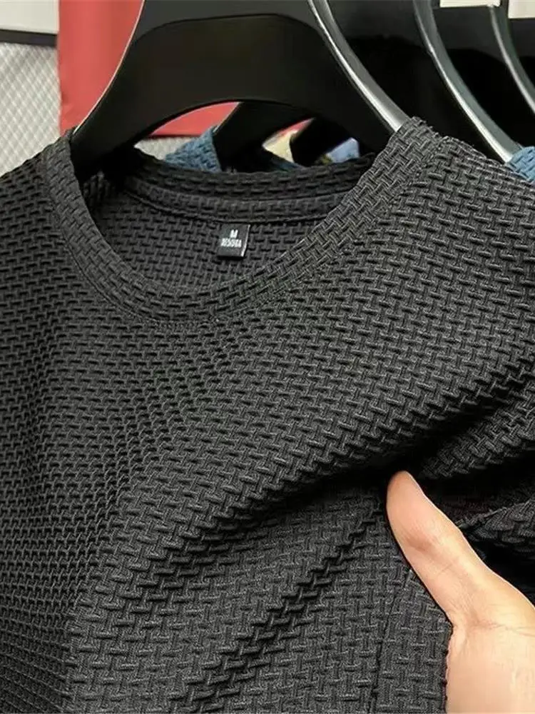 

Cooling Bamboo Node Ice Silk Men's ort Sve T-irt Breathable Summer round Ne f Sve Casual New Sle Body irt