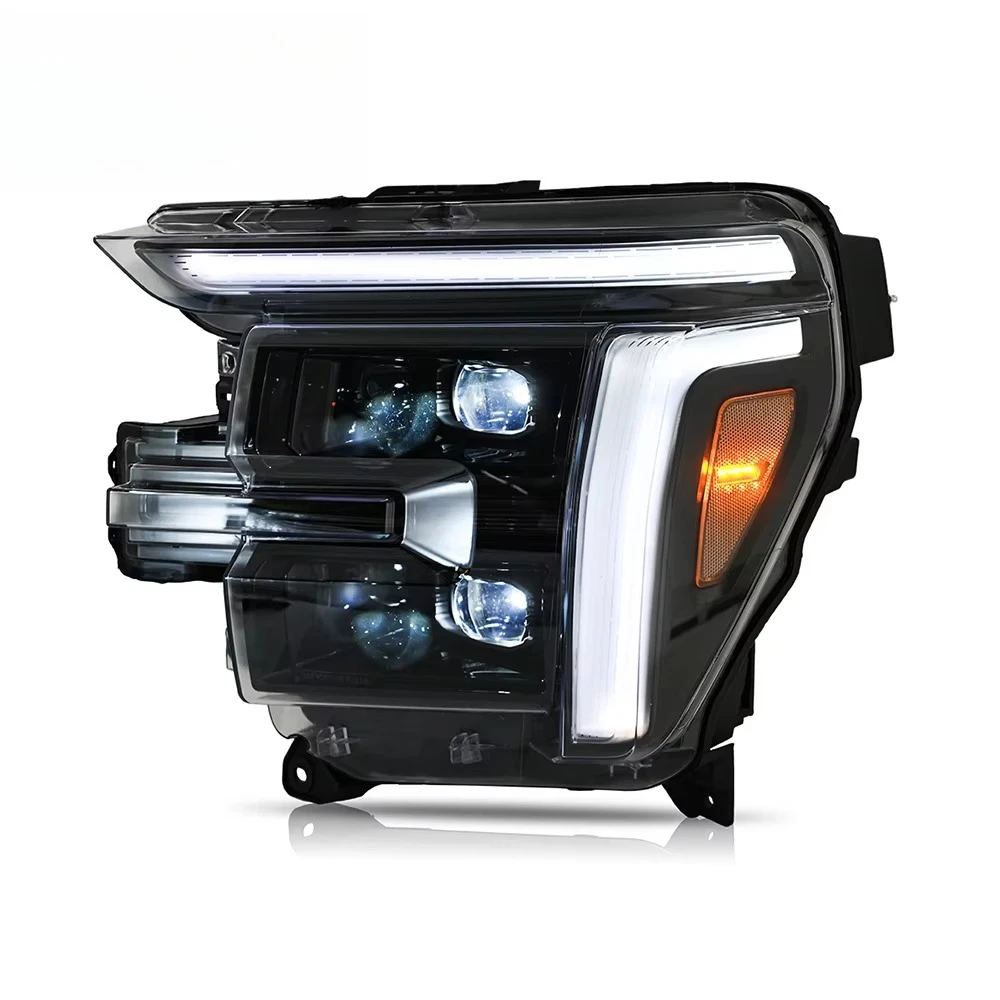 A538 for F150  2024-2026 High-end Lariat King Ranch Platinum Raptor LED Daytime Running Lights Assembly Modification Headlight