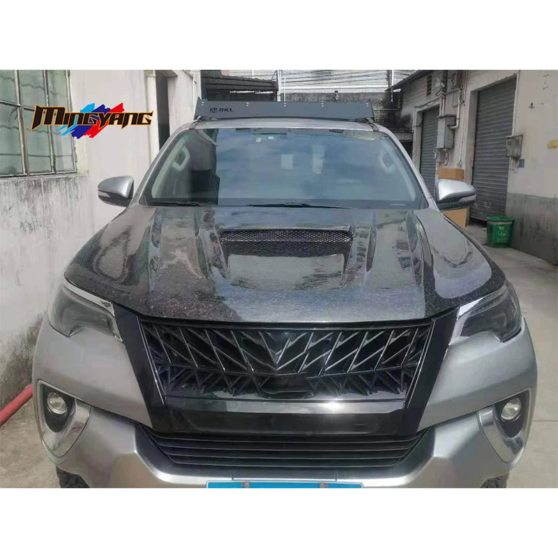 

Modification Carbon Fiber Engine Hoods Bonnets Accessories 2016 2022 for Fortuner
