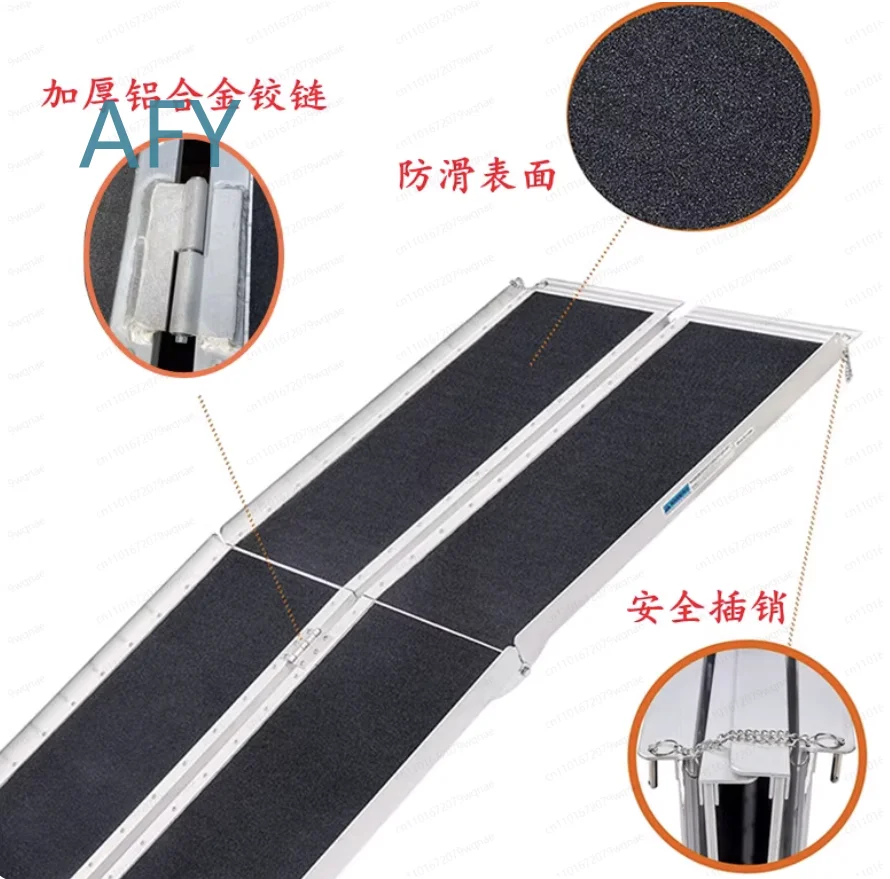 Accessible Ramps for Wheelchair Users Retractable Wheelchair Ramps Climbing Boards for Mobility Aids Portable Folding Ramp
