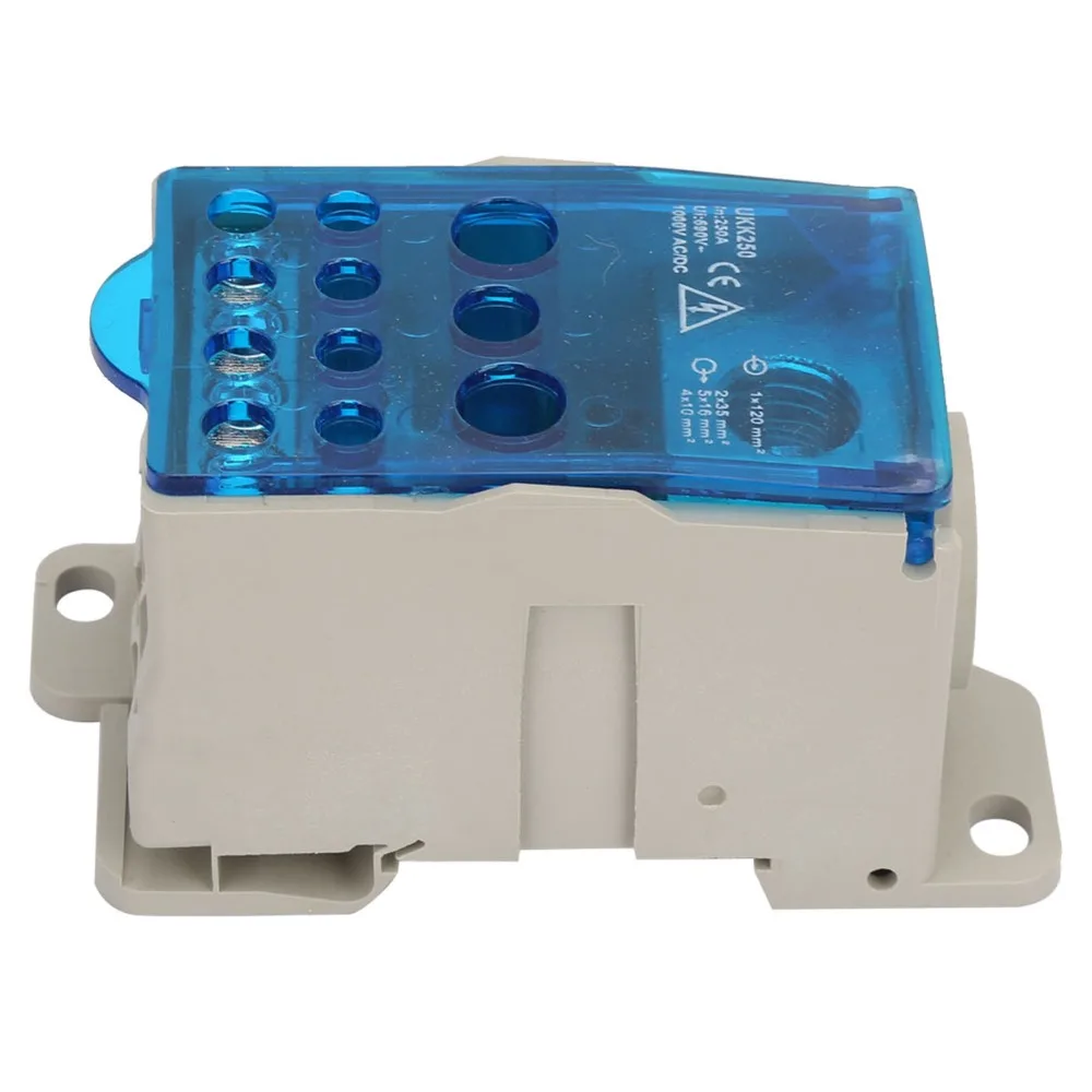 

Durable 250A UKK-250A Distribution Box 690V Universal Din Rail Terminal Block Block Distribution Box Electrical Cabinets