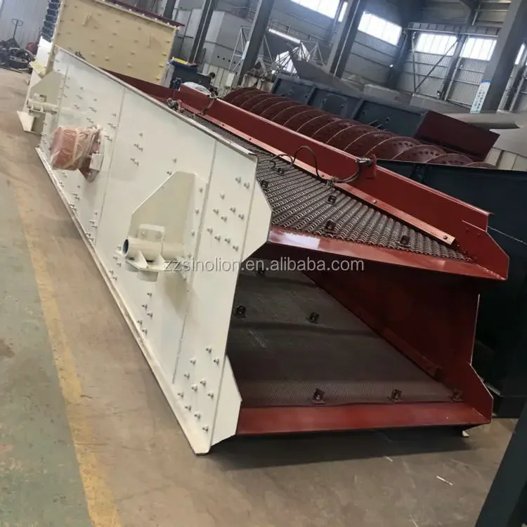 Sand stone soild gravel aggregate rotary sand gravel screening plant vibrating screen separator price