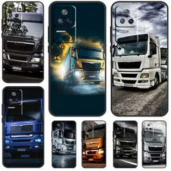 Truck Car Case For Xiaomi POCO M6 Pro X3 X5 X6 Pro F3 F5 M5s Mi 14 Pro 13 13T 11T 12T 12 Lite Cover