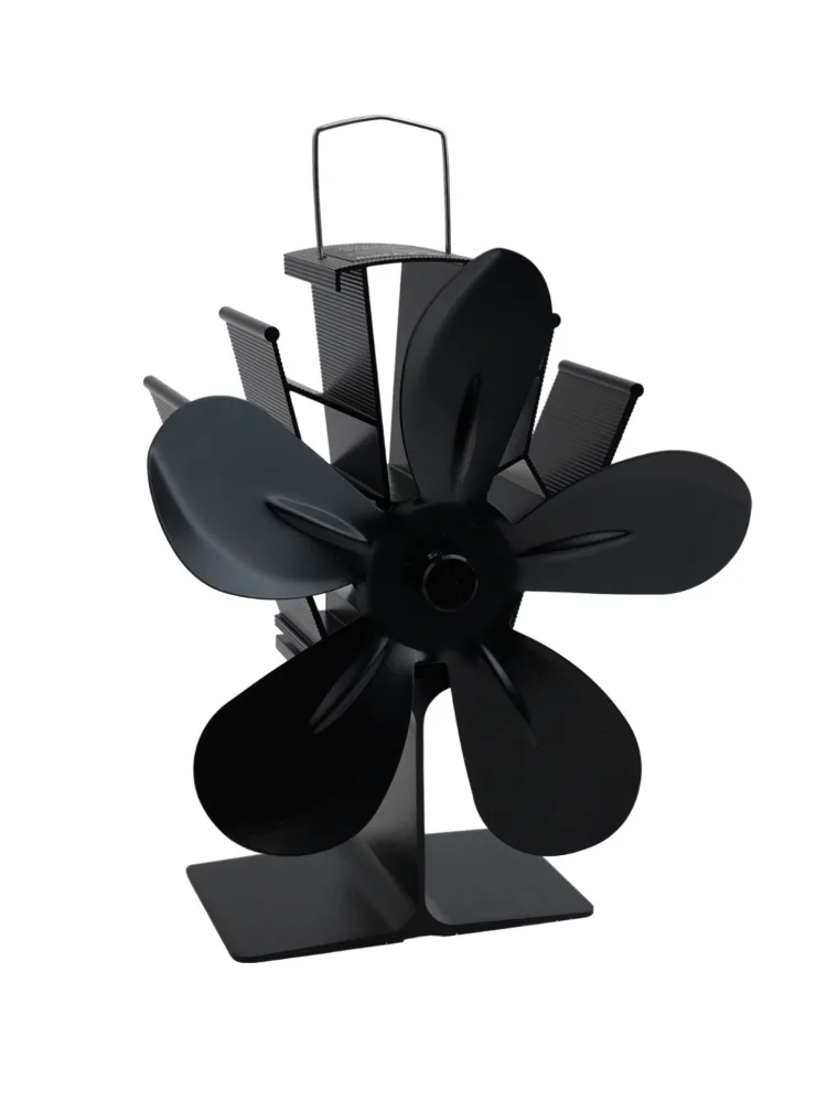 Heat Distribution Fan Stove Fan Efficient Heat Distribution High Temperature Resistant Long-Lasting Performance