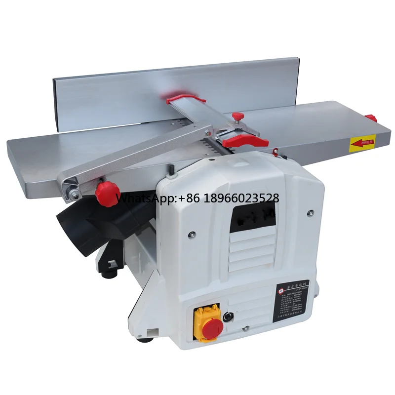 Top quality 8in Multifunction Electric Wood Planer Single Side Jointer Planer Thicknesser