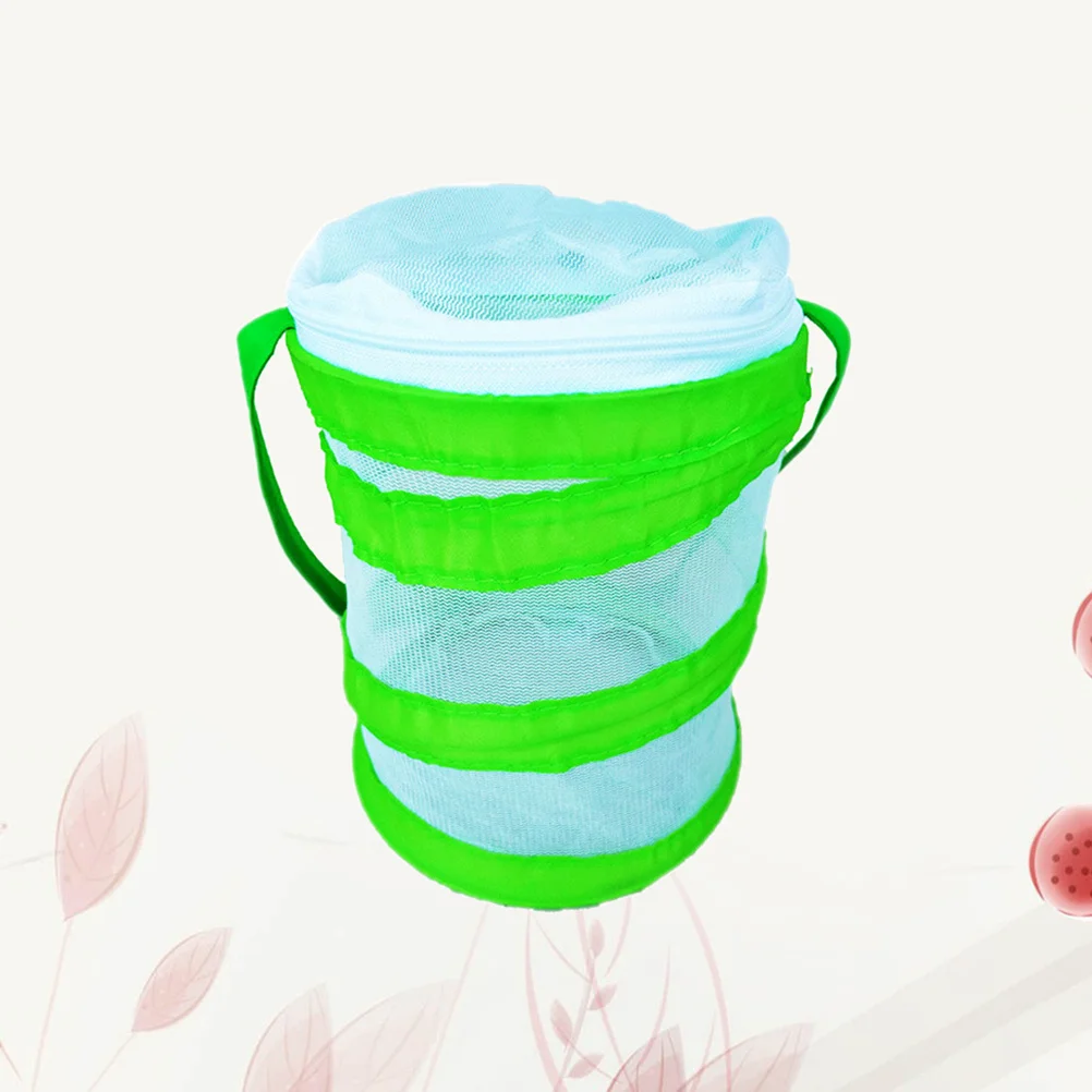 طوي شبكة حشرات قفص 14X15 سنتيمتر غرامة شبكة الموئل لصيد الفراشات الحشرات الطائرة في الهواء الطلق أداة التعلم الاطفال علة