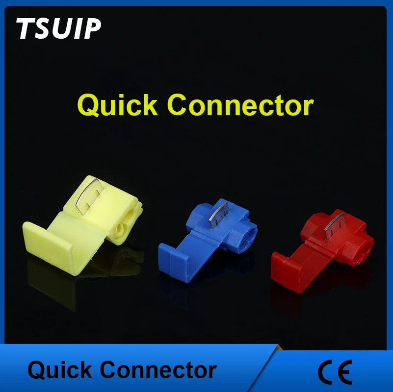 

Quick Splice 0.5-4mm² No Strip Crimp Wire Connectors Fast Secure Installation for Home Electricians DIY Clamper Quik Conector