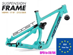Bicycle Full Suspension Frame ENDURO Boost 148*12MM 29/27.5ER Aluminium Alloy 4 Links MTB Soft Tail DH  AM Down Hill DPD