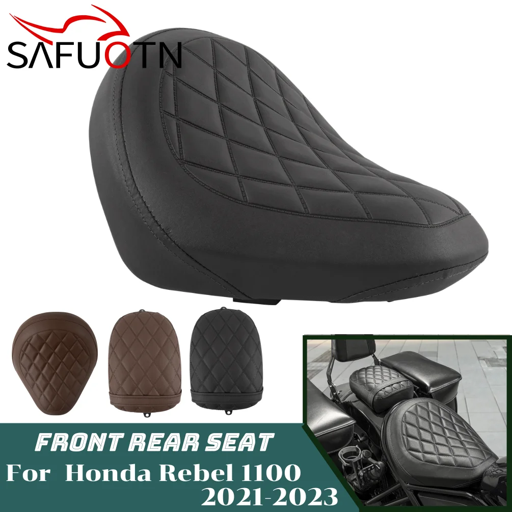 

CM1100 CMX1100 Front Driver Seat For Honda Rebel CM CMX 1100 2021 2022 2023 2024 Motorcycle Rear Passenger Pillion Cushion Cover