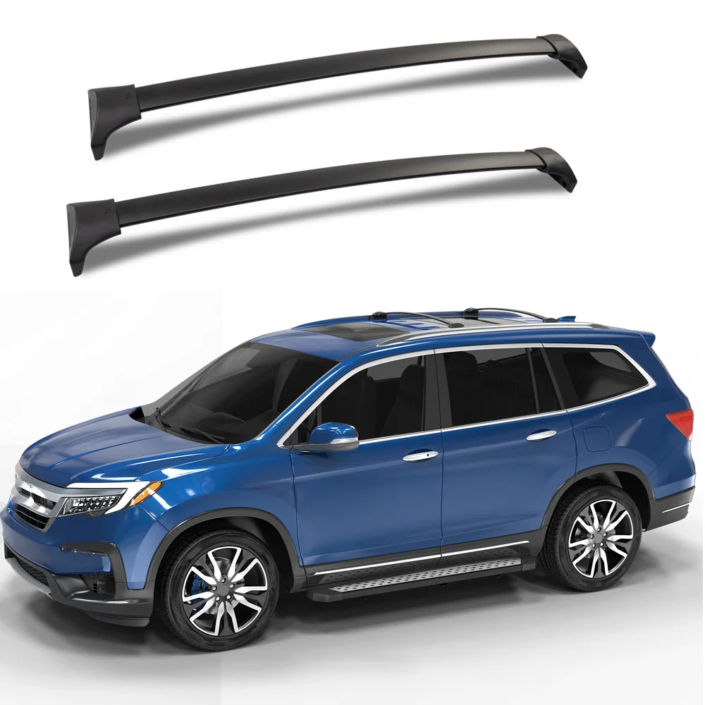 

2PCS Cross Bar Fits For Honda Pilot 2016-2022 Bars Cargo Black Or Silver Crossbar Carrier Kayak