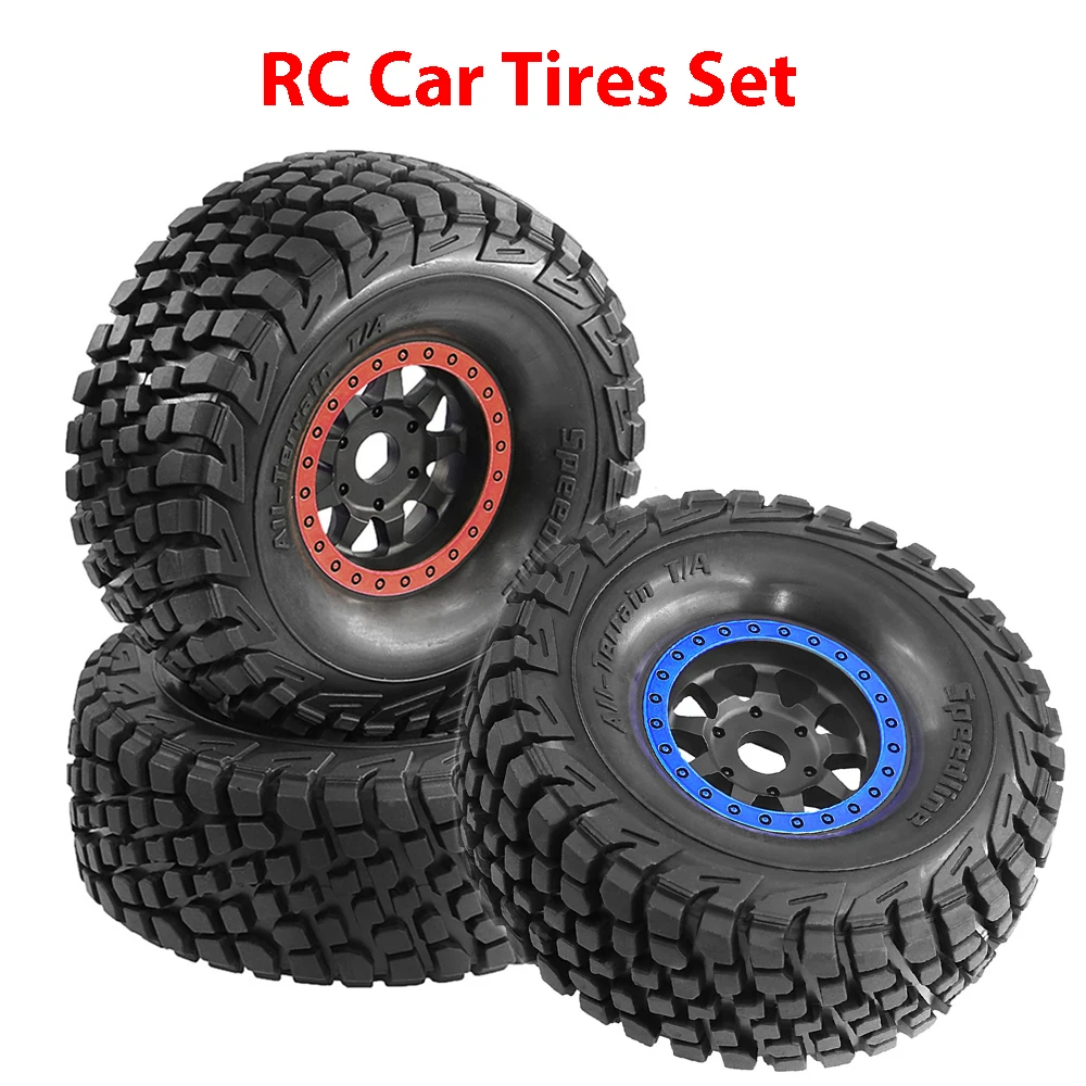 

W208 RC Car Tires Set for 1/7/8 Short Card FS Desert Card DF7 Easy Control DB8 Universal Replacement Off-Road Tire Accessories