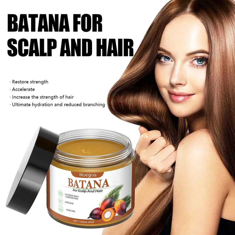 Natürliches Batana-Öl für Haarwuchs-Conditioner für geschädigtes Haar verhindern Haarausfall und beseitigen Spliss bei Männern Frauen d3l8