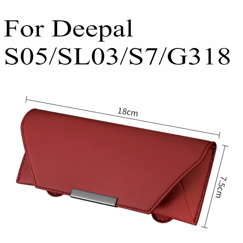 

Для Deepal S05/SL03/S7/G318 держатель для солнцезащитных очков-кожаный органайзер для автомобильных очков