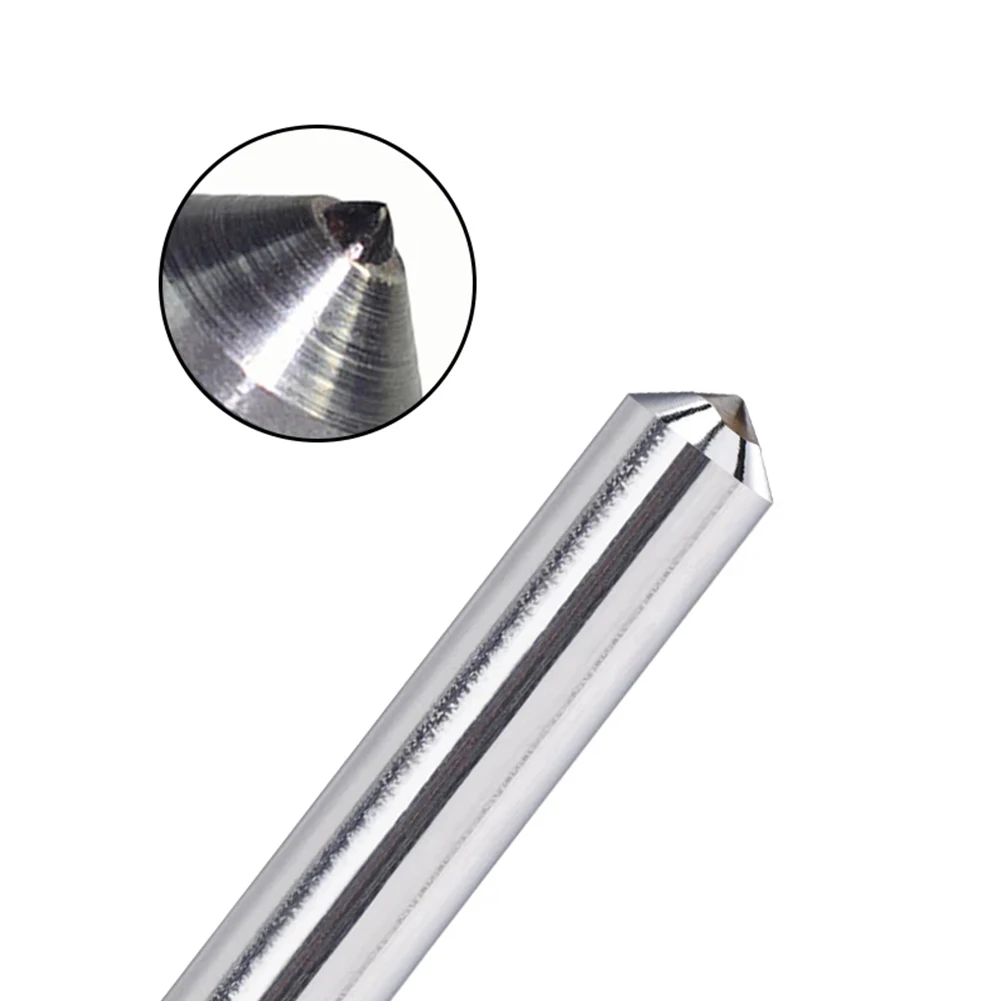다이아몬드 조각 비트 스테인레스 스틸 화강암 스톤 3.175mm 포인트 조각 CNC 밀링 커터 도구, 60 도, 90 도, 100/120 도