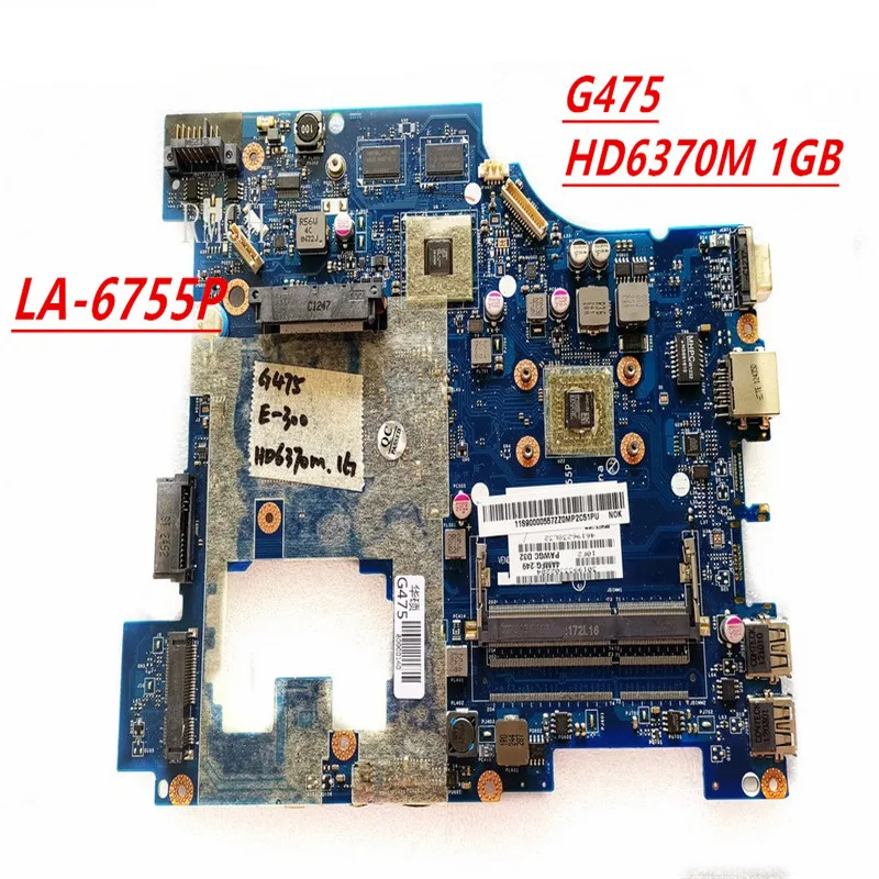 

LA-6755P Original for Lenovo G475 laptop motherboard G475 HD6370M 1GB PAWGC LA-6755P tested good free shipping