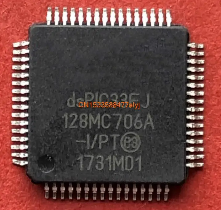     NEW  DSPIC33FJ128MC706A-I/PT QFP64