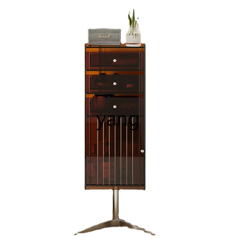 CX Acrylic Rotating Locker Study Living Room Side Cabinet Hyundai Minimalist Creative