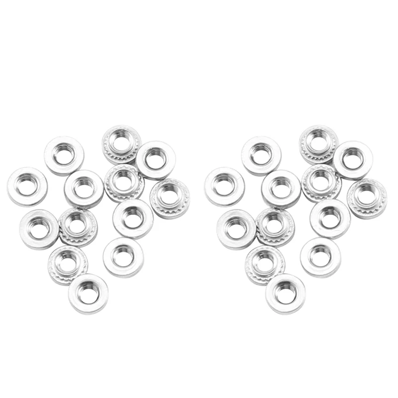 BAAG-M3 قفل صامولة برشام ذاتي التثبيت من الفولاذ المقاوم للصدأ 75 قطعة