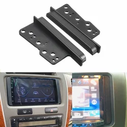 Soportes de Radio de 2 piezas, Panel estéreo de doble Din, Fascia, DVD, montaje en salpicadero, Kit lateral para Toyota Scion, accesorios para coche