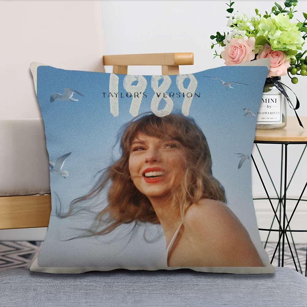 تايلور المغني S-Swift B كيس وسادة أريكة المنزل غرفة المعيشة مكتب متجر غطاء الطباعة الراحة الديكور الشمال البساطة