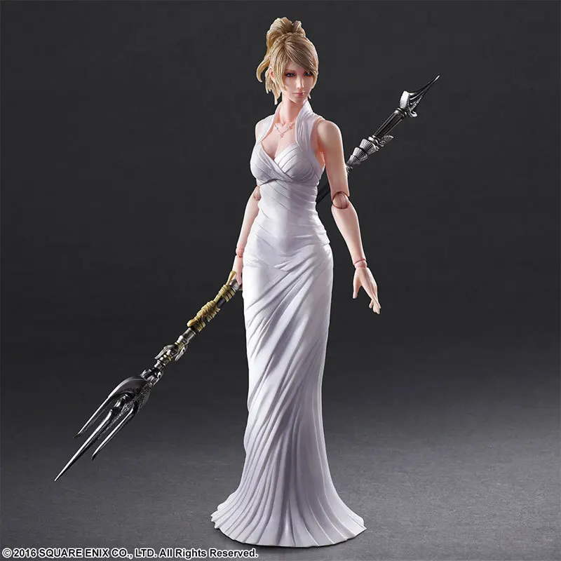 

25cm Pa Game Final Fantasy Lunafreya Nox Fleuret Movable Model Hand-Made Cool Anime Beauty Desktop Ornaments Doll Toy Gift