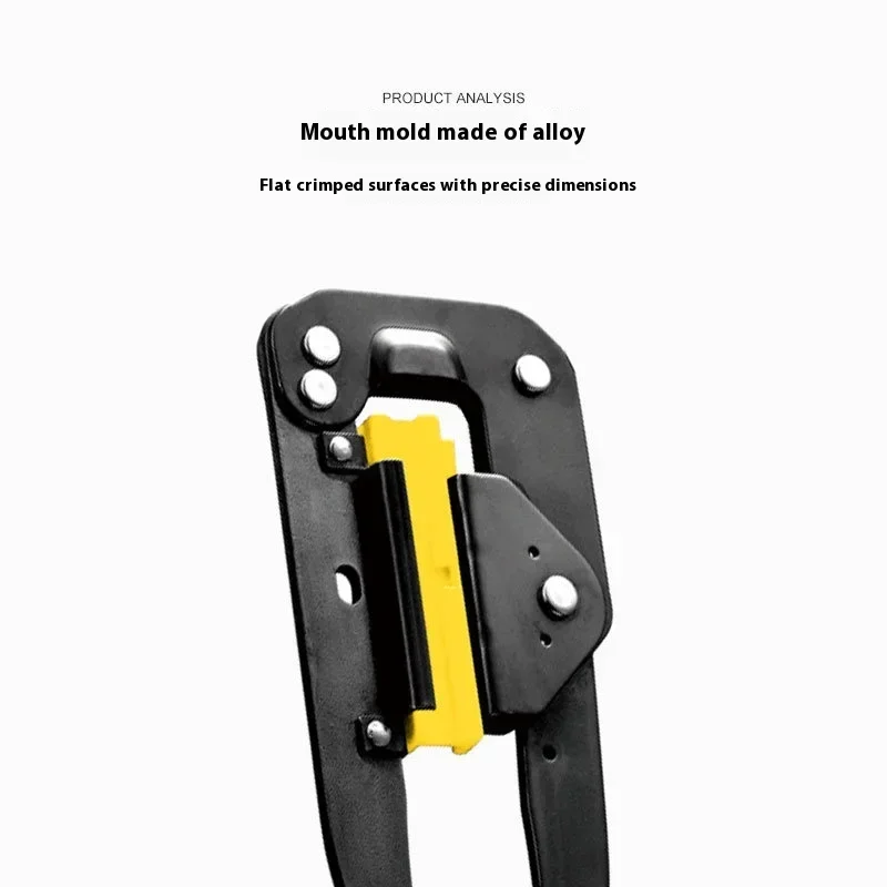 IDC Crimp Tool for Flat Ribbon Cable for Flat Ribbon Cable IDC Connectors Ratchet Type Terminal Crimping Pliers R7UB
