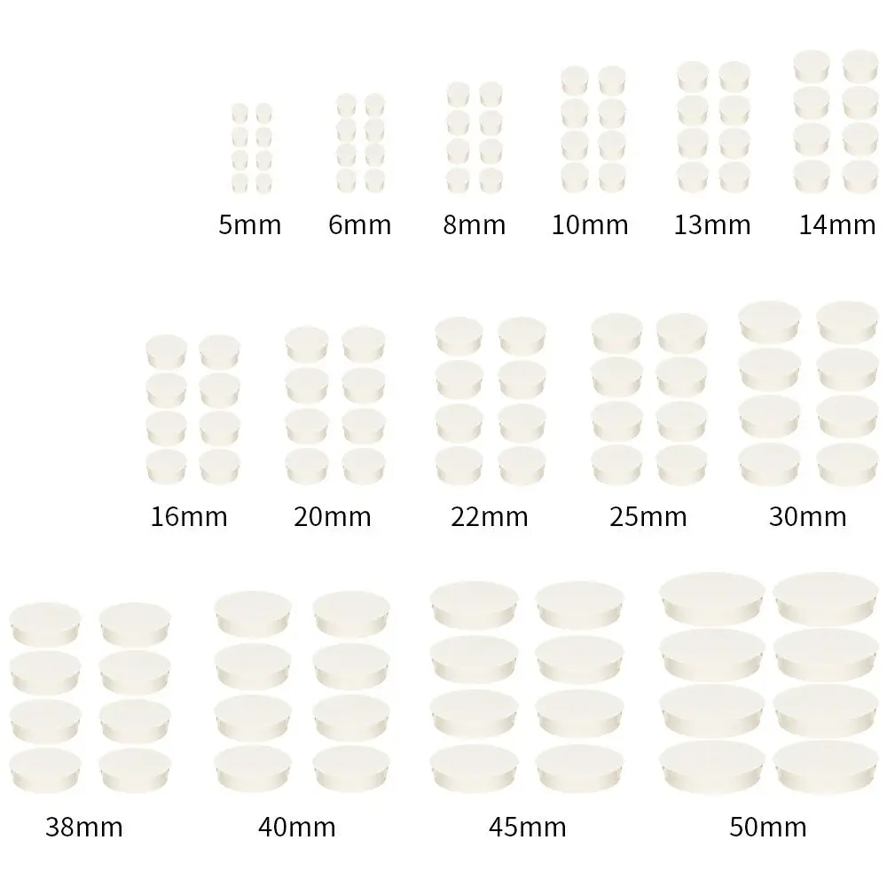 8ชิ้น/แพ็คฝาปิดสำหรับตกแต่งฝาปิดลูกกลิ้งรูเสียบเพื่อป้องกันท่อ aksesori perabot