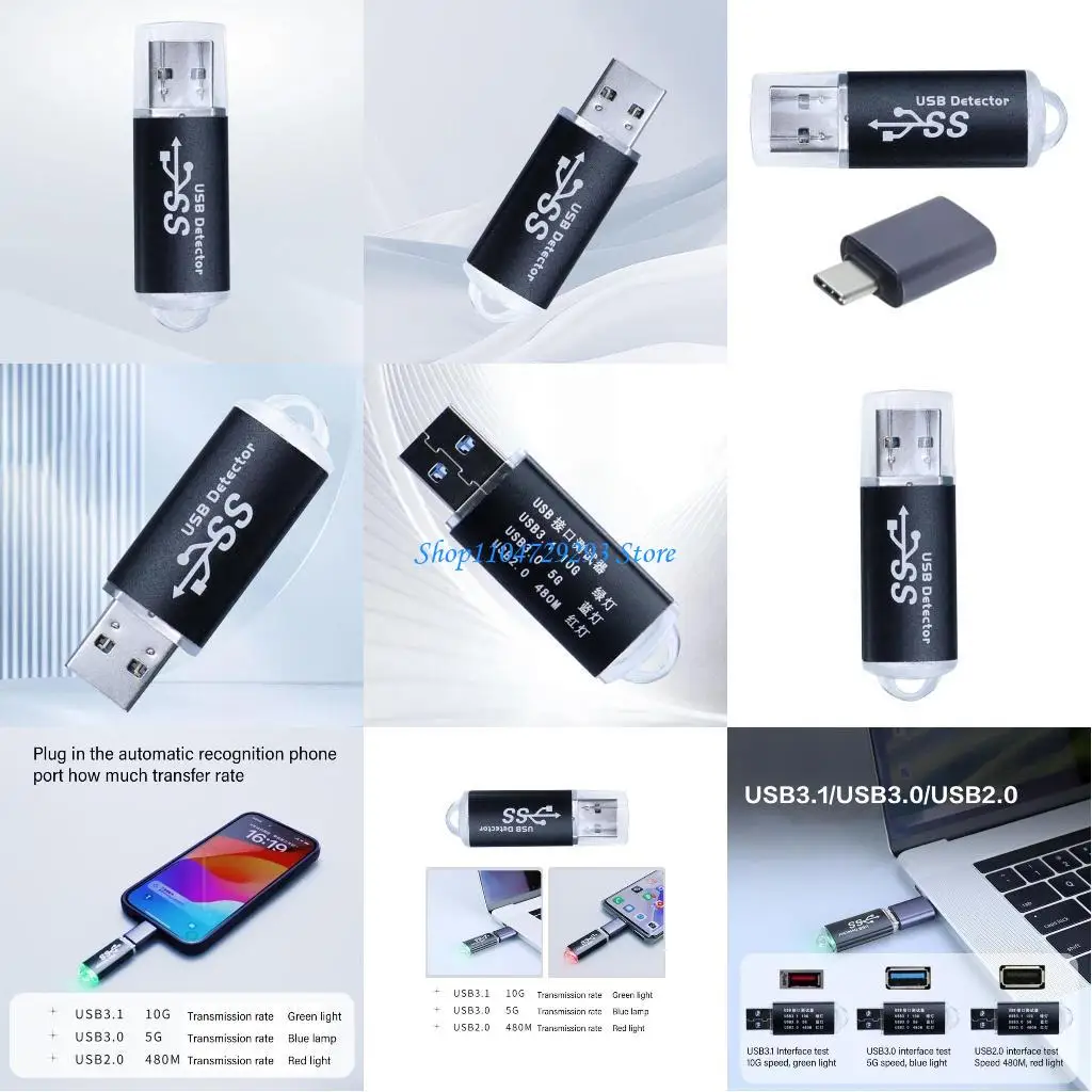

Y2GD USB Tester Quickly Test USB Port Functionality for USB HUB /TypeC Docking Station to Improve Productivity