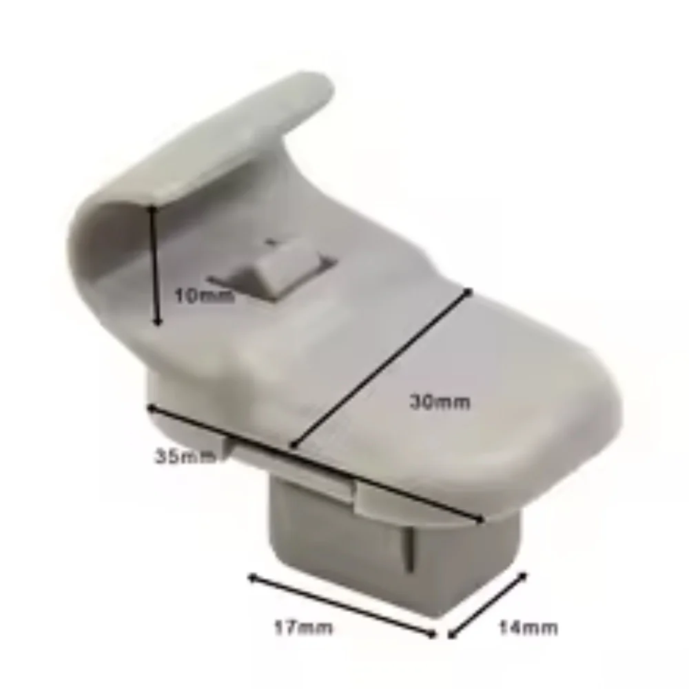 Car Sun Visor Clip Gray LC6269261B77 For Mazda 3 5 6 CX-7 CX-9 RX-8 MPV Interior Hanger Hook Clip Bracket Fastener Clip