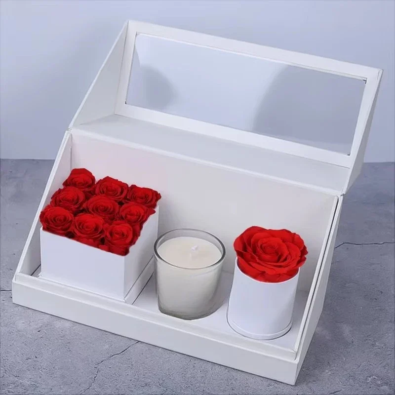 Infinite Flower Candle Gift Box Home Decoration Valentine's Day Roses