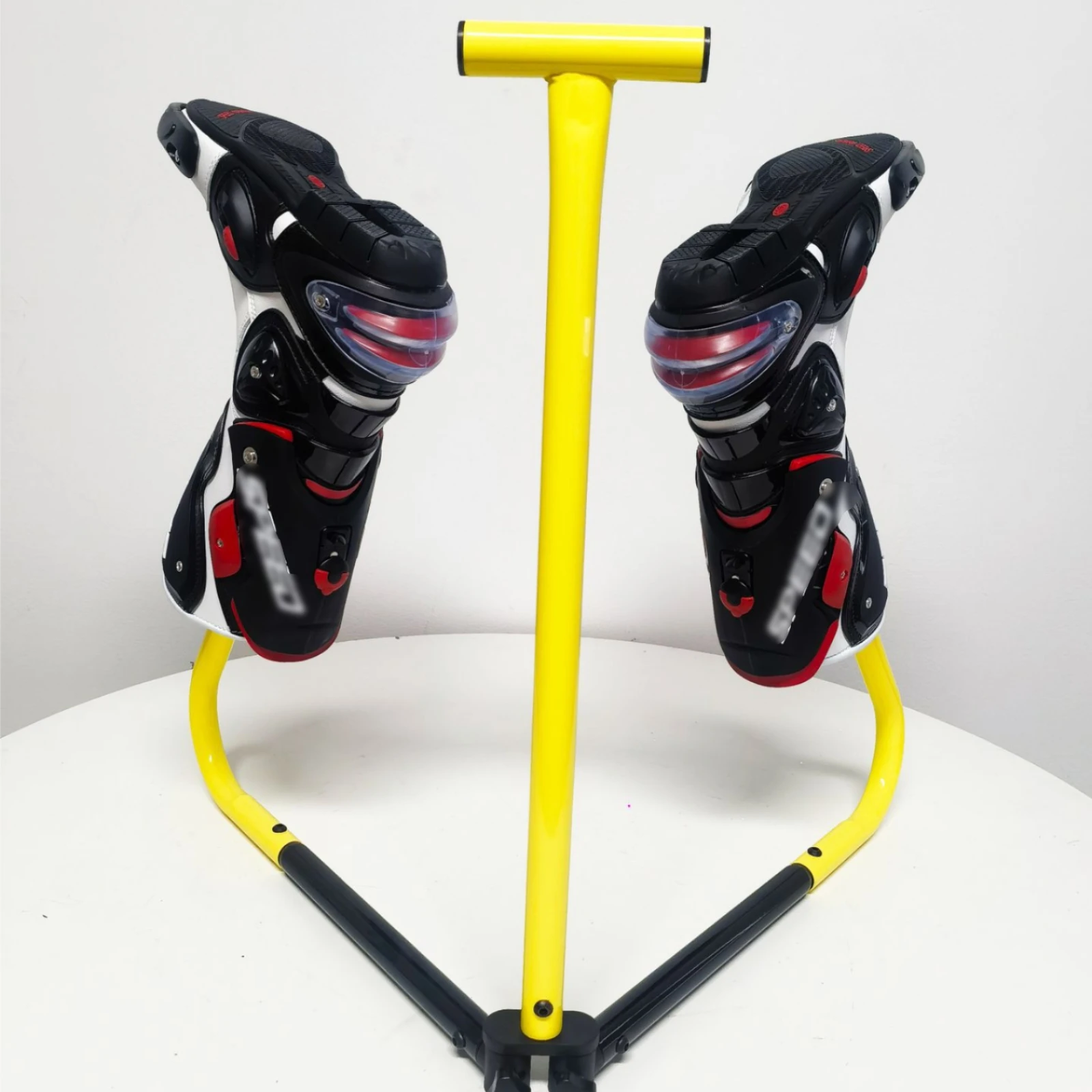 Motorcycle Boot Wash Stand Lightweight Motorcycle Boot Cleaning Stand Vehicle Accessory Stable Base Easy to Assemble for Garage