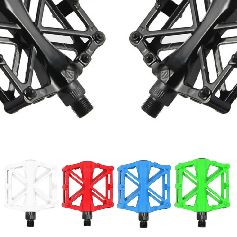 1 Pair Bicycle Pedal Aluminum Alloy Sealed Bearing Anti Slip Nail Good Toughness MTB Road Bicycle Pedals Bike Accessory
