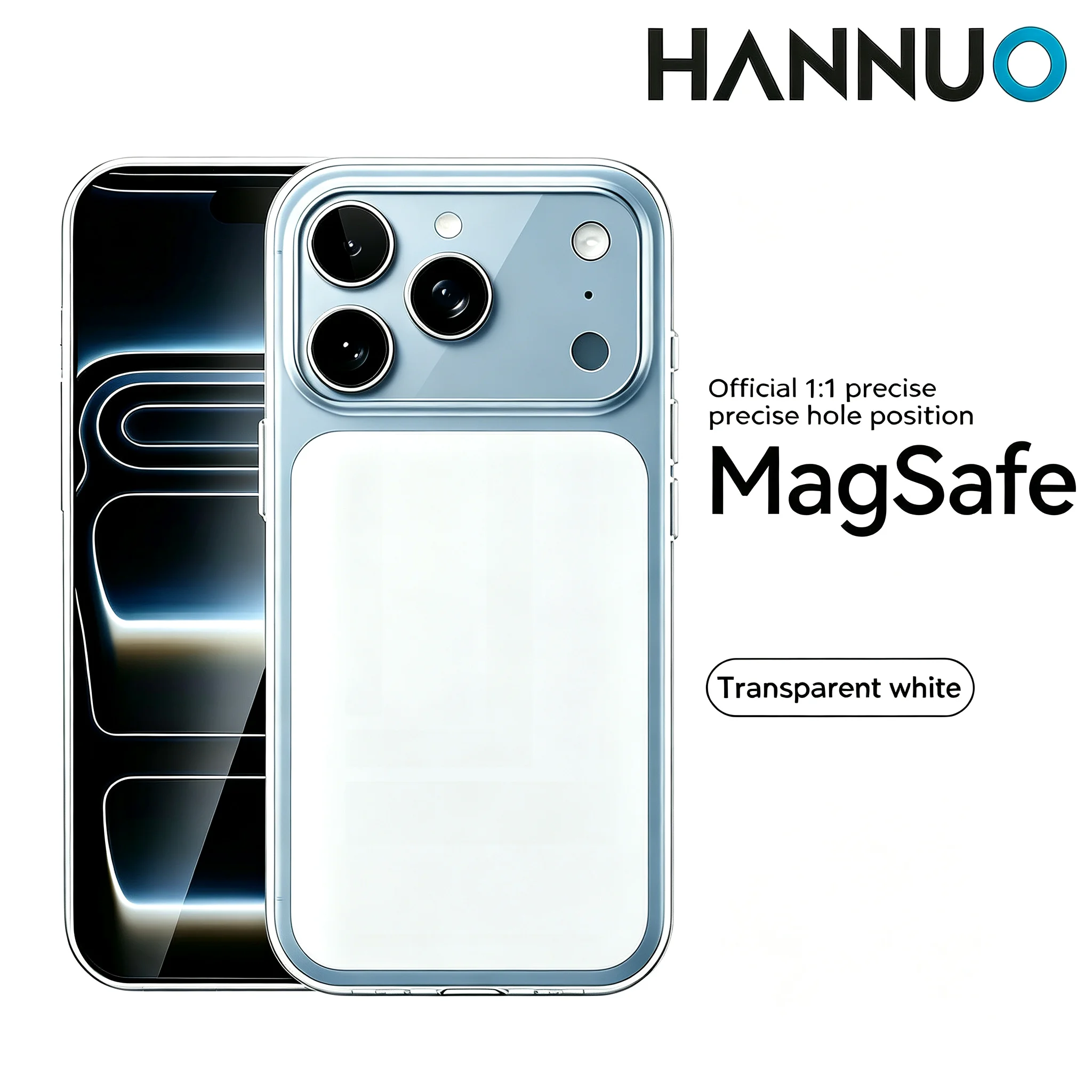 Clear Magsafe Case - 아이폰 18 Pro MAX용 자석 케이스,