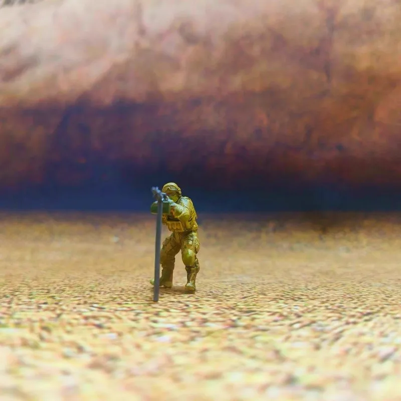 Modèle d'impression 3D en résine, échelle 1:64, 1 pièce, sceaux de la marine américaine, figurine de soldats, accessoire de scène à monter soi-même, ensemble complet d'exposition de Collection