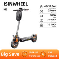 isinwheel M2 adult electric scooter 500W motor 48V12.5Ah battery electric scooter 10\