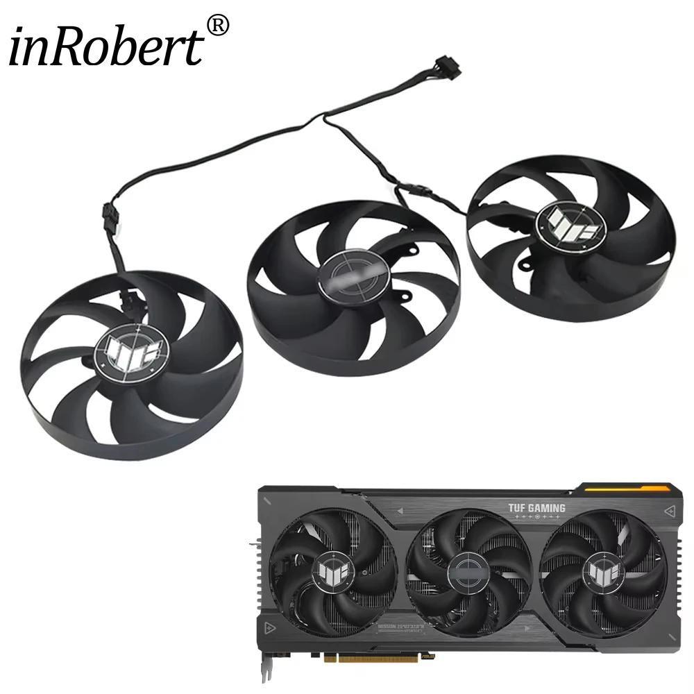 Video Card Fan Replacement For ASUS AMD Radeon RX 7900XT 7900XTX Gaming 104MM CF1015U12D RX7900XT 7900XTX GPU Cooling Fan