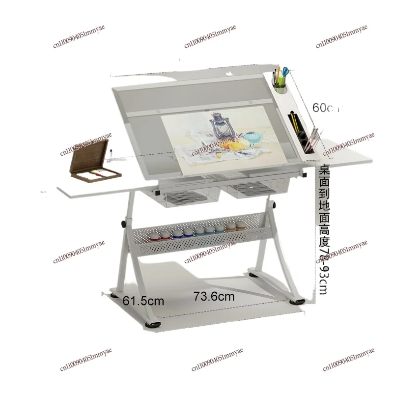 

Glass Lifting Painting Table Painting Art Computer Designer Desk Workbench