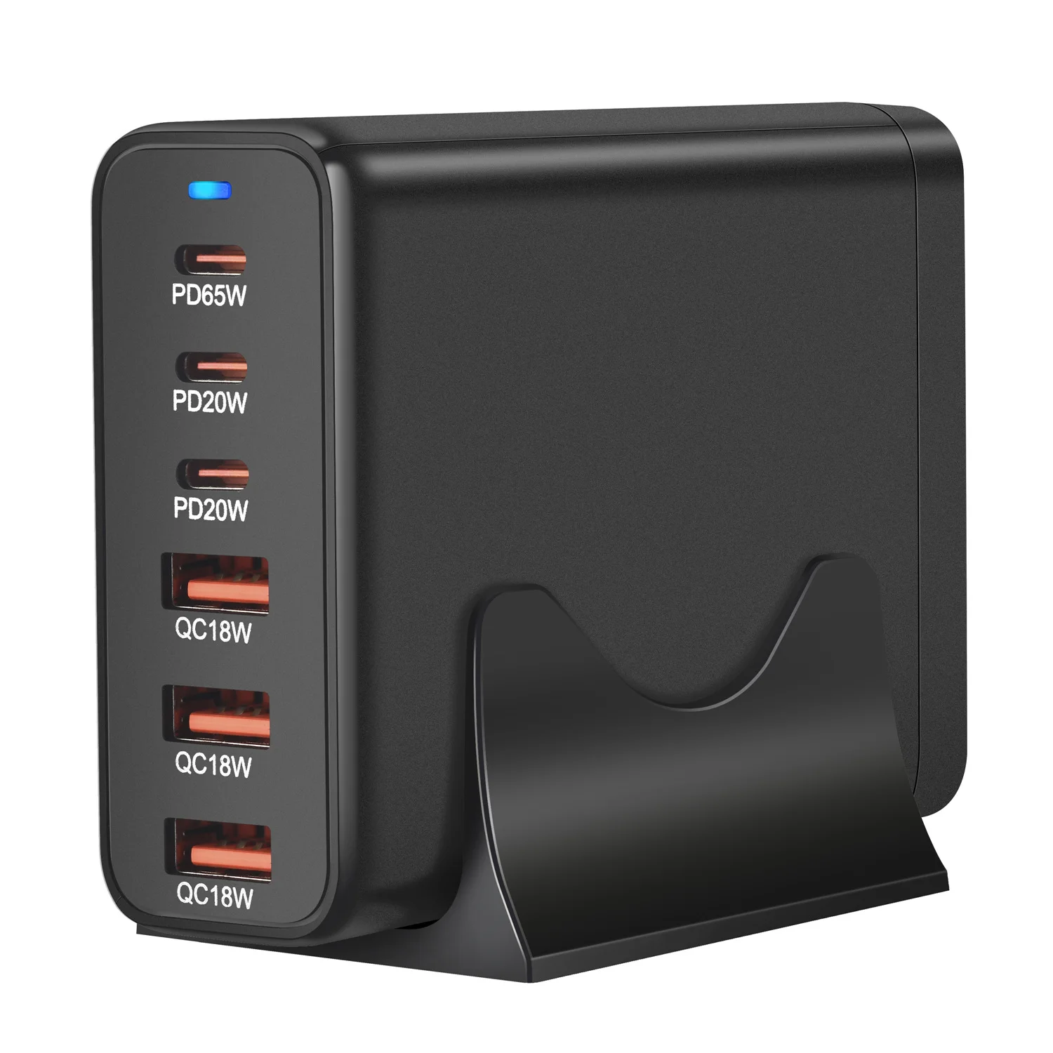 شاحن USB سريع C ، شاحن 6 منافذ ، PD ، كمبيوتر لوحي ، شحن سريع