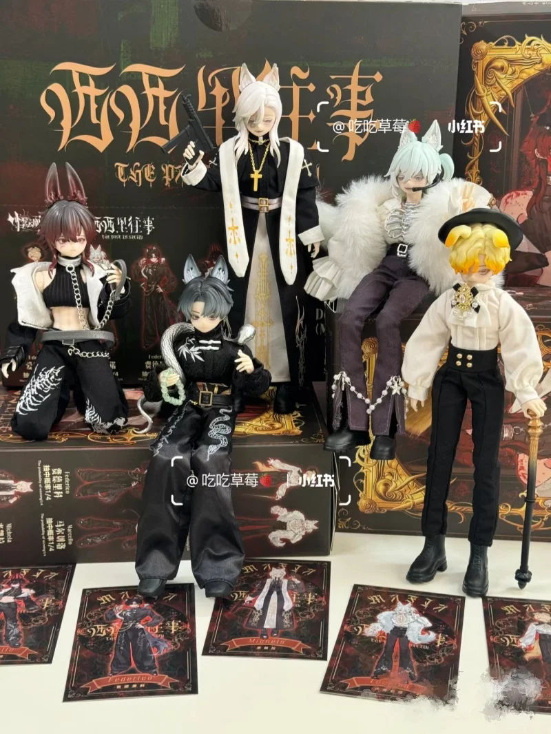 

Genuine Jidongshunxi 17cm Mjd Sicily Past The Story Series Boy With Movable Joints Cool Style Anime Figure Modle Desktop Gifts