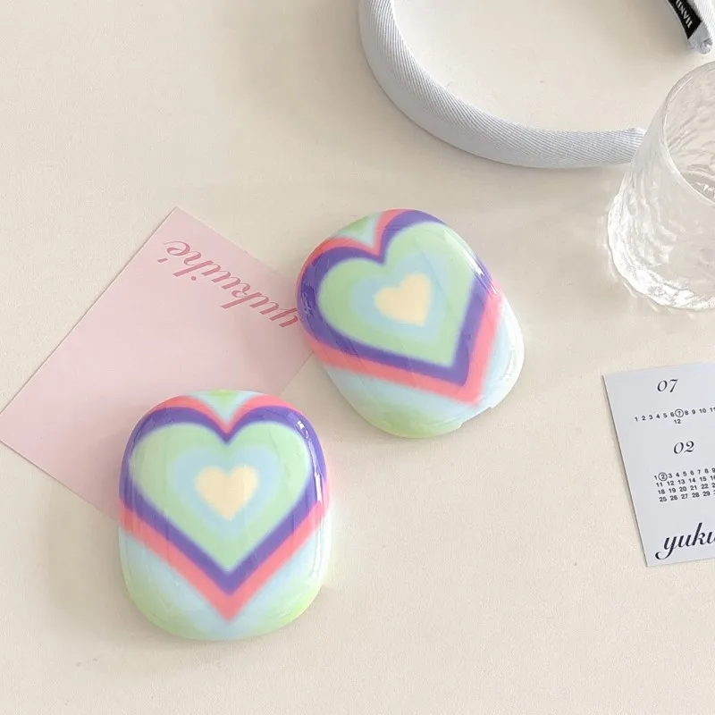 

INS Japanese Korean Style y2k Gradient LOVE Protective Case For Apple Airpods Max Earphone Cases Headphone Funda For AirpodsMax2