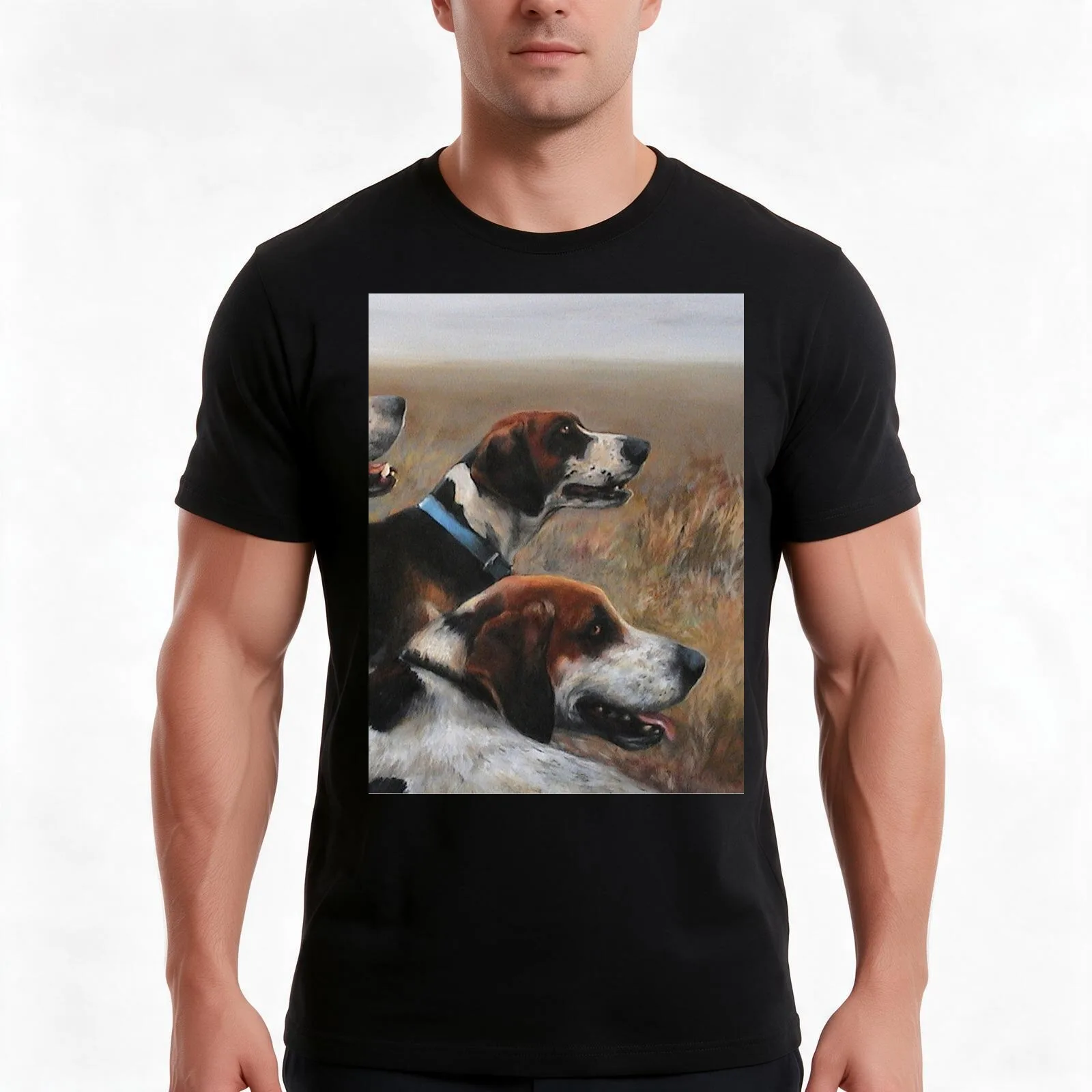Moore County Hounds T-Shirt Summer Casual Cotton Tee Oversized Streetwear Tops Vintage Graphic Print Loose Fit Short Sleeve
